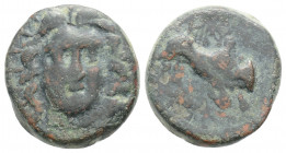 Greek
Phrygia. Kibyra, (Circa 200-0 BC.)
AE Bronze ( 15.3 mm 3.3 g)