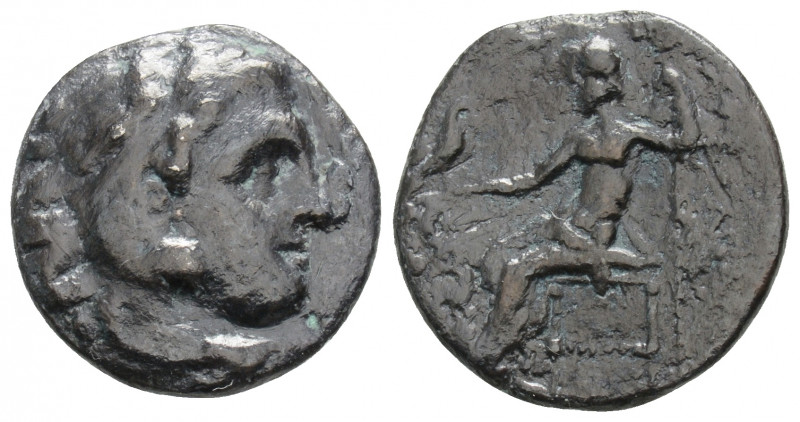 Greek
KINGS of MACEDON. Alexander III (Circa 336-323 BC.)
Drachm Silver (17.3mm ...