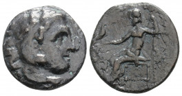 Greek
KINGS of MACEDON. Alexander III (Circa 336-323 BC.)
Drachm Silver (17.3mm 3g)