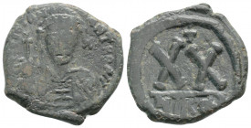 Byzantine
Tiberius II Constantine (578-582 AD). Nicomedia
AE Follis (23.2mm 5.5g)