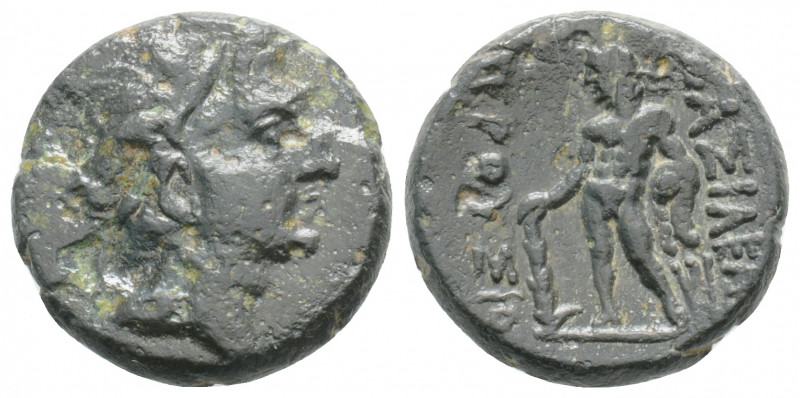 Greek
KINGS OF BITHYNIA. Prusias II Cynegos, (Circa 182-149 BC).
AE Bronze (16.2...