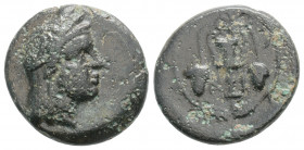 Greek
BITHYNIA, Kios. ( Circa 3rd century BC)
AE Bronze (16.4mm 3.7g)