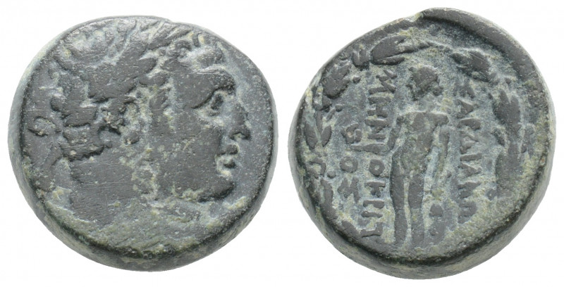 Greek
LYDIA, Sardes. ( Circa 133-100 BC)
AE Bronze (16.1mm 6.6g)