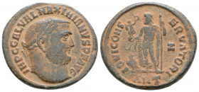 Roman Imperial
Galerius (310-311 AD). Antioch
Bl Nummus (24.6mm 7g)