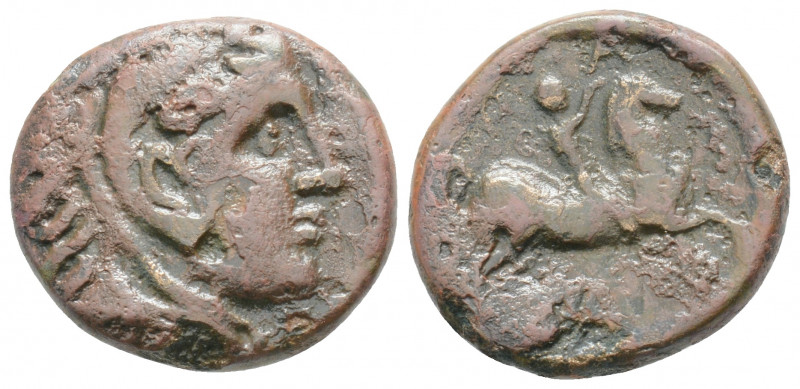 Greek
KINGS of MACEDON. Antigonos II Gonatas ( Circa 277/6-239 BC)
AE Bronze (18...
