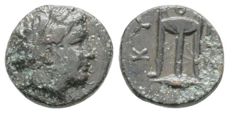 Greek
MYSIA, Kyzikos. ( Circa 3rd century BC). 
AE Bronze (10.5mm 1.2g)