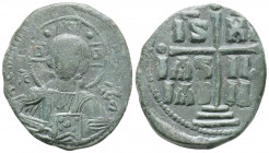 Byzantine
Anonymous attributed to Romanus III (1028-1034 AD). Constantinople.
AE Follis (29.7mm 8.9g)