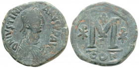 Byzantine
Justinian I (527-565 AD). Constantinople
Follis (34.3mm 16.7g)
