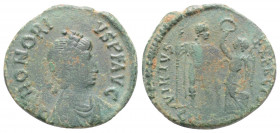 Roman Imperial
Honorius (393-423 AD).
AE Follis (17.5mm 1.8g)