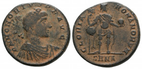 Roman Imperial
Honorius (393-423 AD). Nicomedia
AE Follis (21.7mm 5.9g)