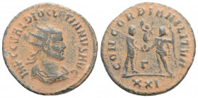 Roman Imperial
Diocletian (284-305 AD). Heraclea
Antoninianus (21.1mm 3.3g)
