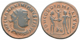Roman Imperial
Maximian (295-299 AD). Kyzikos
AE Radiate (21.5mm 3.4g)