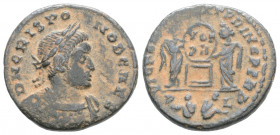 Roman Imperial
Crispus, as Caesar (316-326 AD). Lugdunum
AE Nummus (18.1mm 3.1g)