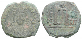 Byzantine
Maurice Tiberius (582-602 AD). Theoupolis (Antioch)
AE Follis (25.7mm 8.2g)