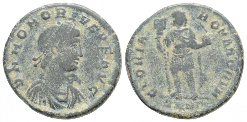 Roman Imperial
Honorius (393-423 AD). 
AE Follis (21.6mm 5.1g)