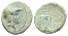 Greek
KINGS OF MACEDON, Tarsos. Demetrios I Poliorketes (Circa 306-283 BC)
AE Bronze (12.8mm 1.7g)