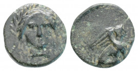 Greek
TROAS, Gergis. (Circa 4th century BC)
AE Bronze (9.9mm 0.7g)