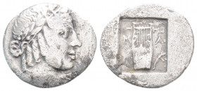 Greek
LYCIAN LEAGUE, Masikytes. (Circa 42 BC)
Hemidrachm Silver (15.8mm 1.3g)