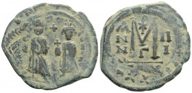 Byzantine 
Heraclius (610-641 AD). Constantinople
AE Follis (32.4mm 10.6m)