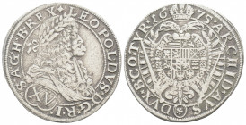 Medieval
AUSTRIA, Vienna Kreuzer 1675. Leopold I (1658-1705 AD). 
AR Silver (29.3mm 5.52g)
