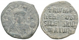 Byzantine
Constantine VII Porphyrogenitus, with Romanus I (913-959.AD) Constantinople
AE Follis (27.3mm 5.6g)