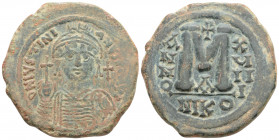 Byzantine
Justinian I (527-565 AD). Nicomedia
AE Follis (37mm 20g)