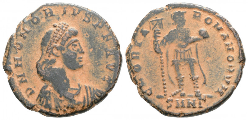 Roman Imperial
Honorius (393-423 AD). Nicomedia
AE Follis (22.2mm 4.4g)