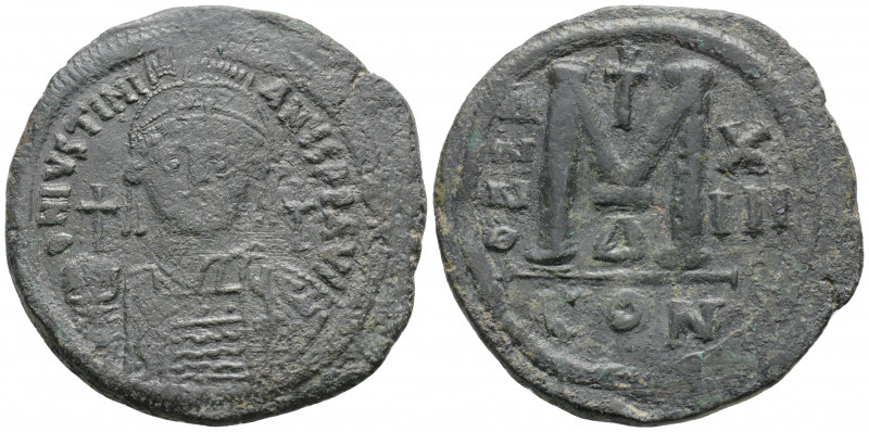 Byzantine
Justinian I (527-565 AD). Constantinople
AE Follis (40.3mm 21.4g)