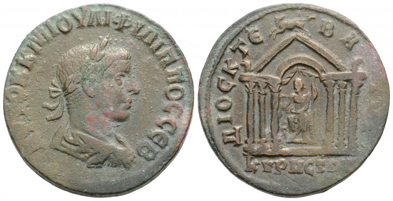 Roman Provincial
SYRIA, Cyrrhestica. Cyrrhus. Philip I (244-249 AD)
AE Tetrassar...