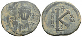 Byzantine
Justinian I (527-565 AD). Carthage
AE Follis (31.1mm 13.3g)