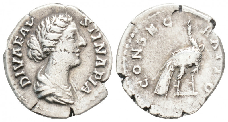 Roman Imperial
Diva Faustina II, died (175/6 AD). Rome
Denarius Silver (18.7mm 2...