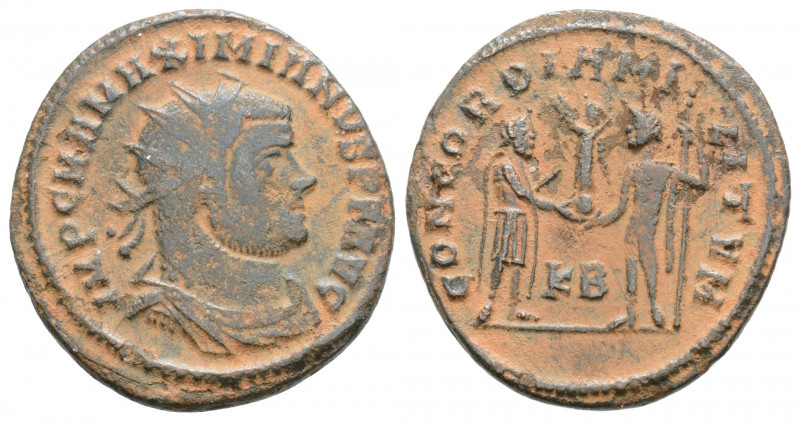 Roman Imperial
Maximianus Herculius (286-305 AD). Kyzikos
AE Follis ( 21 mm 3.1g...