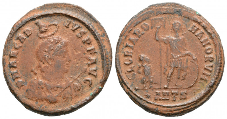 Roman Imperial 
Arcadius (383-408 AD). Antioch
AE Follis (24.7mm 5.8g)