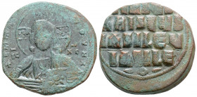 Byzantine
Attributed to Basil II and Constantine VIII (976-1028 AD). Constantinople
AE Follis (29.1mm 11.1g)