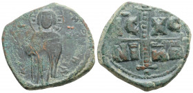 Byzantine
Michael IV the Paphlagonian (1034-1041). Constantinople
AE Follis (27.4mm 8.6g)
