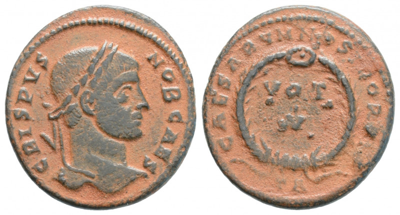 Roman Imperial
Crispus, as Caesar (316-326 AD). Treveri
AE Follis (19.6mm 2.63g)