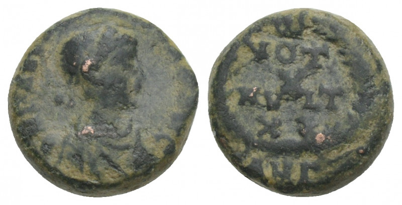 Roman Imperial
Arcadius, Antioch ( 383-408 AD.)
AE Nummus (11 mm 1.7 g)