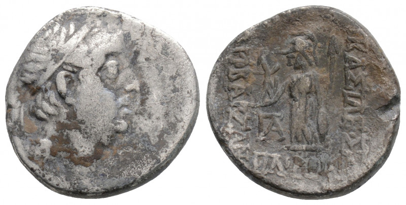 Greek
CAPPADOCIAN KINGDOM. Ariobarzanes I Philoromaeus (Circa 96-63 BC)
Drachm S...