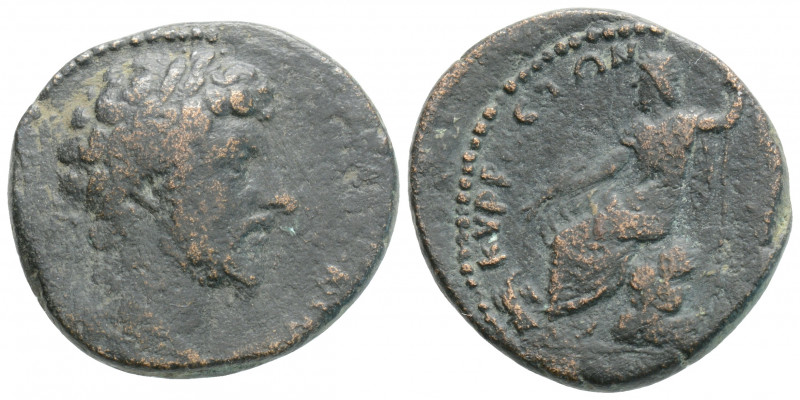 Roman Provincial
CYRRHESTICA, Cyrrhus. Lucius Verus (161-169 AD)
AE Bronze (24.3...