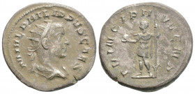 Roman Imperial
Philip II (244 - 249 AD). Rome
Antoninianus Silver (23.3mm 4.08g)