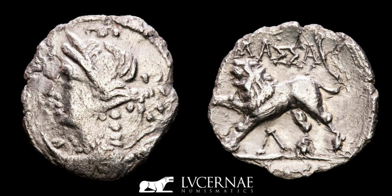 Ancient Greek - GAUL. Massalia. Circa 130-121 BC. Drachm (Silver, 17 mm, 1.95 g....