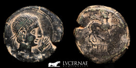 Castulo  Bronze As 16.13 g. 30 mm. Castulo (Linares, Jaén) 180-150 B.C. Very Fine
