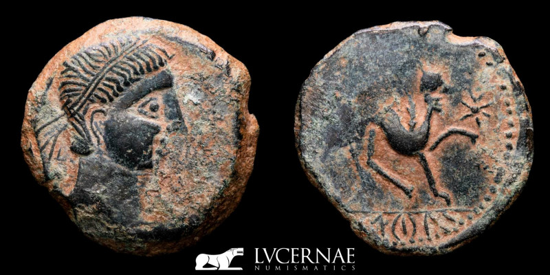 Roman Republic times - Hispania - Castulo (Linares, Jaén, Spain). Bronze as (10....