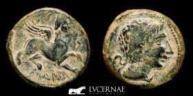 Castulo  Bronze As 18.16 g. 29 mm Castulo (Linares, Jaén) 180 - 150 B.C.  Extremely fine