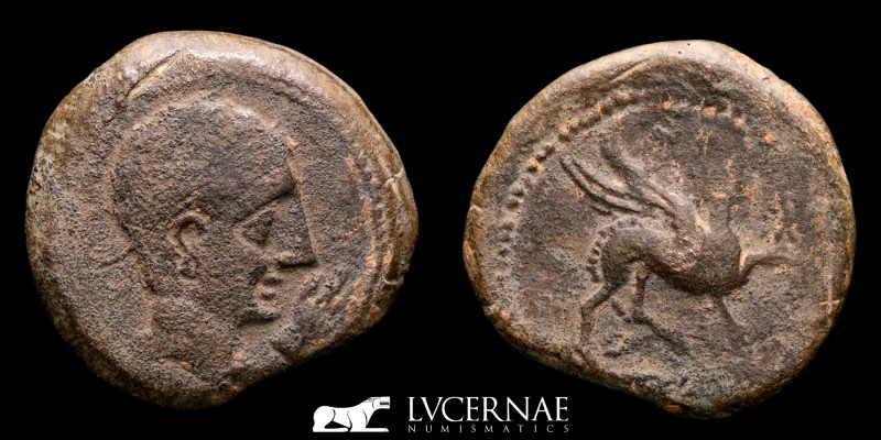 Roman Republic times - Hispania - Castulo (Linares, Jaén, Spain). Bronze as (15....