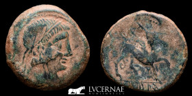 Castulo  Bronze As 12.80 g. 28 mm. Castulo (Linares, Jaén) 180 - 150 B.C.  Extremely fine