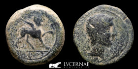 Castulo  Bronze As 19.87 g. 29 mm Castulo (Linares, Jaén) 180 - 150 B.C.  Extremely fine