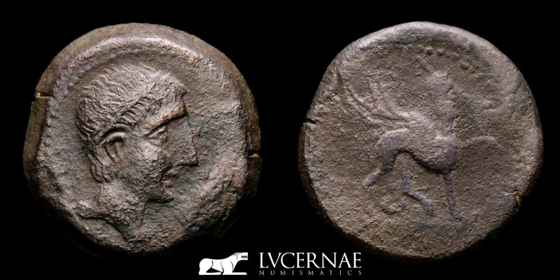 Roman Republic times - Hispania - Castulo (Linares, Jaén, Spain). Bronze as (15....