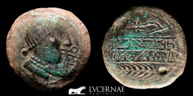 Obulco (Porcuna, Jaen) bronze As 19.34 g., 30 mm. Obulco  II century BC Good very fine (MBC+)