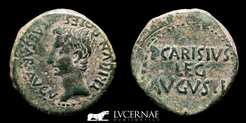 Roman Empire - Augustus. (27 BC-AD 14.). Æ As (12.75 g. 28 mm.). 
Emerita mint (...